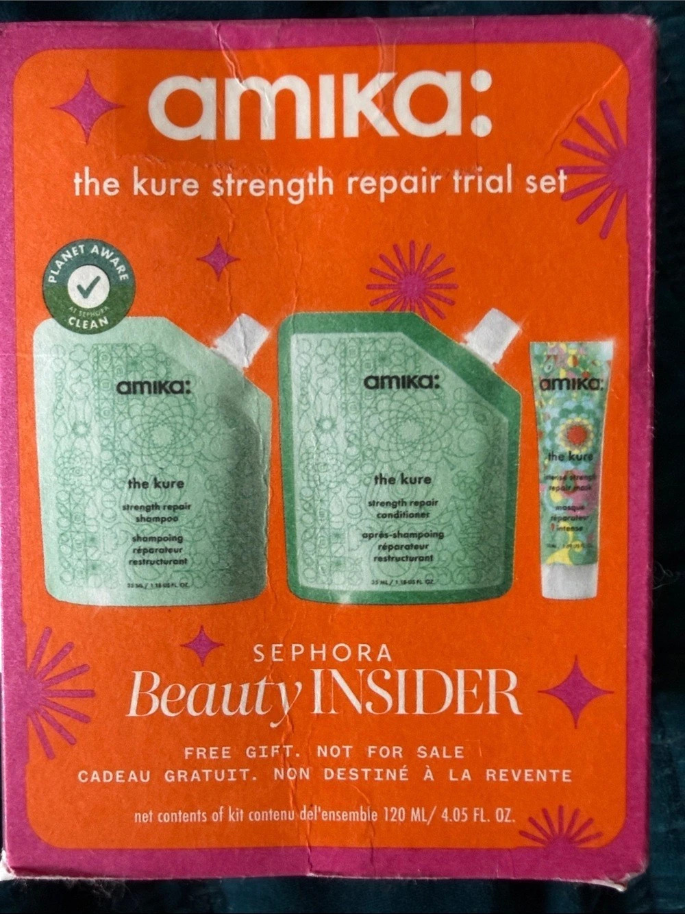 amika: the kure strength repair trial set: Hair Repair Trial Set NWT